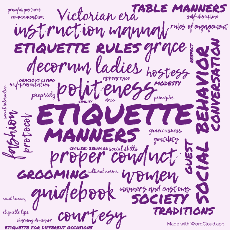 Anna Musson talks about etiquette in our busy world