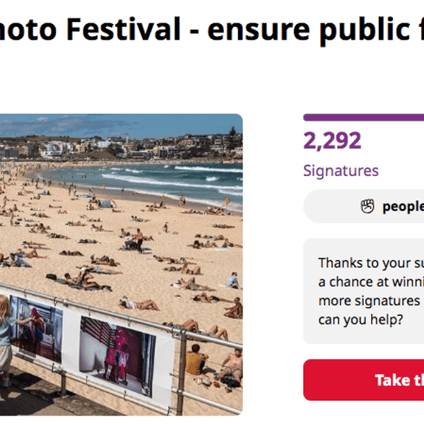 Campaign Petition to Save Head On Photo Festival